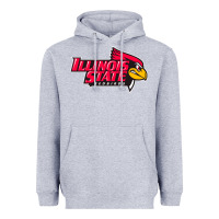 Heather Grey illinois state redbirds Heavyweight Hoodie - linhVisuals