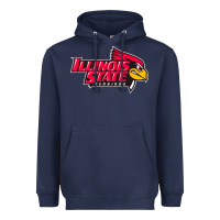 Navy illinois state redbirds Heavyweight Hoodie - linhVisuals