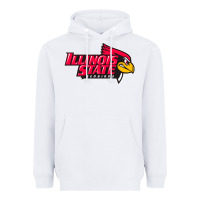 White illinois state redbirds Heavyweight Hoodie - linhVisuals