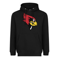 Black illinois state redbirds Heavyweight Hoodie - linhVisuals