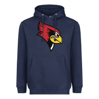 Navy illinois state redbirds Heavyweight Hoodie - linhVisuals