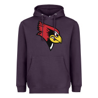 Plum illinois state redbirds Heavyweight Hoodie - linhVisuals