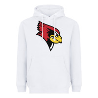 White illinois state redbirds Heavyweight Hoodie - linhVisuals