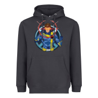 Smoke cyclops 2 Heavyweight Hoodie - linhVisuals