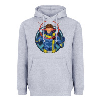 Heather Grey cyclops 2 Heavyweight Hoodie - linhVisuals