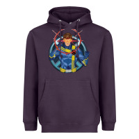 Plum cyclops 2 Heavyweight Hoodie - linhVisuals