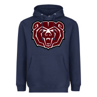 Navy missouri state bears Heavyweight Hoodie - linhVisuals