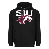 Black southern illinois salukis Heavyweight Hoodie - linhVisuals