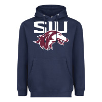 Navy southern illinois salukis Heavyweight Hoodie - linhVisuals