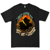 Black I don't smoke but he's got a lighter Premium Tee - HowdyJamesFarm