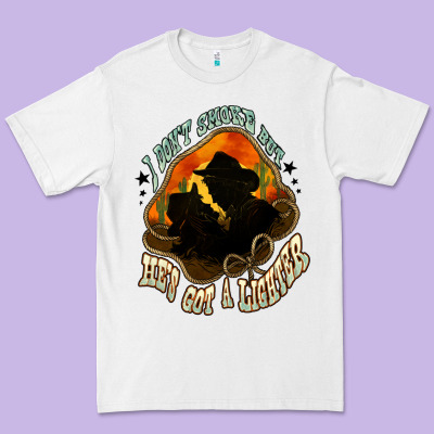 I Don't Smoke But He's Got A Lighter Premium Tee Designed By Howdyjamesfarm