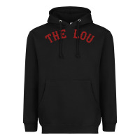 Black the lou retro louis fan tribute  loui cardinal Heavyweight Hoodie - linhVisuals