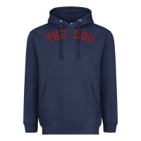 Navy the lou retro louis fan tribute  loui cardinal Heavyweight Hoodie - linhVisuals