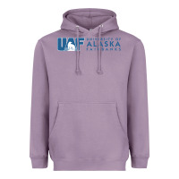 Lavender University of Alaska Fairbanks Heavyweight Hoodie - linhVisuals