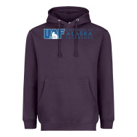 Plum University of Alaska Fairbanks Heavyweight Hoodie - linhVisuals
