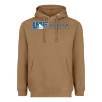 Toasted Coconut University of Alaska Fairbanks Heavyweight Hoodie - linhVisuals