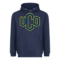 Navy University of Central Oklahoma Heavyweight Hoodie - linhVisuals