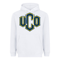 White University of Central Oklahoma Heavyweight Hoodie - linhVisuals