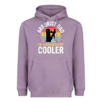 Lavender arborist dad tree climber logger woodworker chainsaw mens t shirt Heavyweight Hoodie - linhVisuals