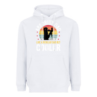 White arborist dad tree climber logger woodworker chainsaw mens t shirt Heavyweight Hoodie - linhVisuals