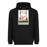 Black the sound of music Heavyweight Hoodie - linhVisuals
