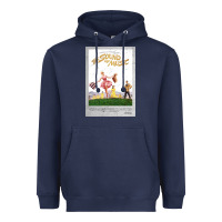 Navy the sound of music Heavyweight Hoodie - linhVisuals