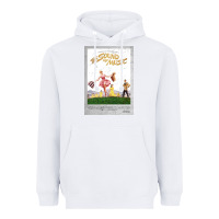 White the sound of music Heavyweight Hoodie - linhVisuals
