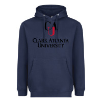 Navy Clark Atlanta University Heavyweight Hoodie - linhVisuals