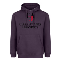 Plum Clark Atlanta University Heavyweight Hoodie - linhVisuals