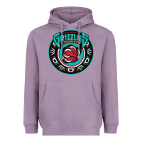 Lavender vancouver grizzlie retro Heavyweight Hoodie - linhVisuals