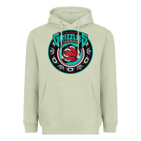 Matcha vancouver grizzlie retro Heavyweight Hoodie - linhVisuals