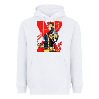 White cyclops 4 Heavyweight Hoodie - linhVisuals
