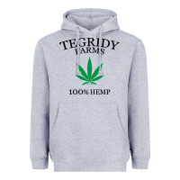 Heather Grey tegridy farms Heavyweight Hoodie - linhVisuals