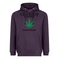 Plum tegridy farms Heavyweight Hoodie - linhVisuals