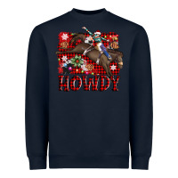 Navy rodeo christmas howdy Heavyweight Sweatshirt - AdoDesignShop