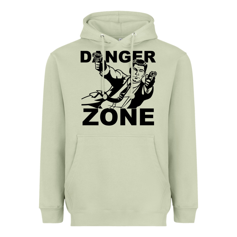 Archer Danger Zone Heavyweight Hoodie by linhVisuals | Teevron