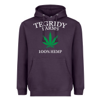 Plum tegridy farms Heavyweight Hoodie - linhVisuals