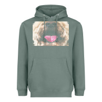 Sage labradoodle t  shirtfunny labradoodle face mask funny dog mouth t  shi Heavyweight Hoodie - linhVisuals