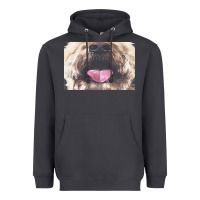 Smoke labradoodle t  shirtfunny labradoodle face mask funny dog mouth t  shi Heavyweight Hoodie - linhVisuals