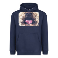Navy labradoodle t  shirtfunny labradoodle face mask funny dog mouth t  shi Heavyweight Hoodie - linhVisuals