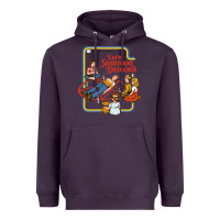 Plum let's summon demons Heavyweight Hoodie - linhVisuals