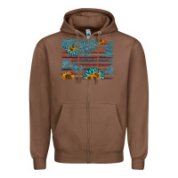 Chestnut sunflower gemstone serape background Zipper Hoodie - AdoDesignShop