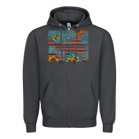 Smoke sunflower gemstone serape background Zipper Hoodie - AdoDesignShop