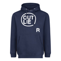 Navy outlier Heavyweight Hoodie - linhVisuals