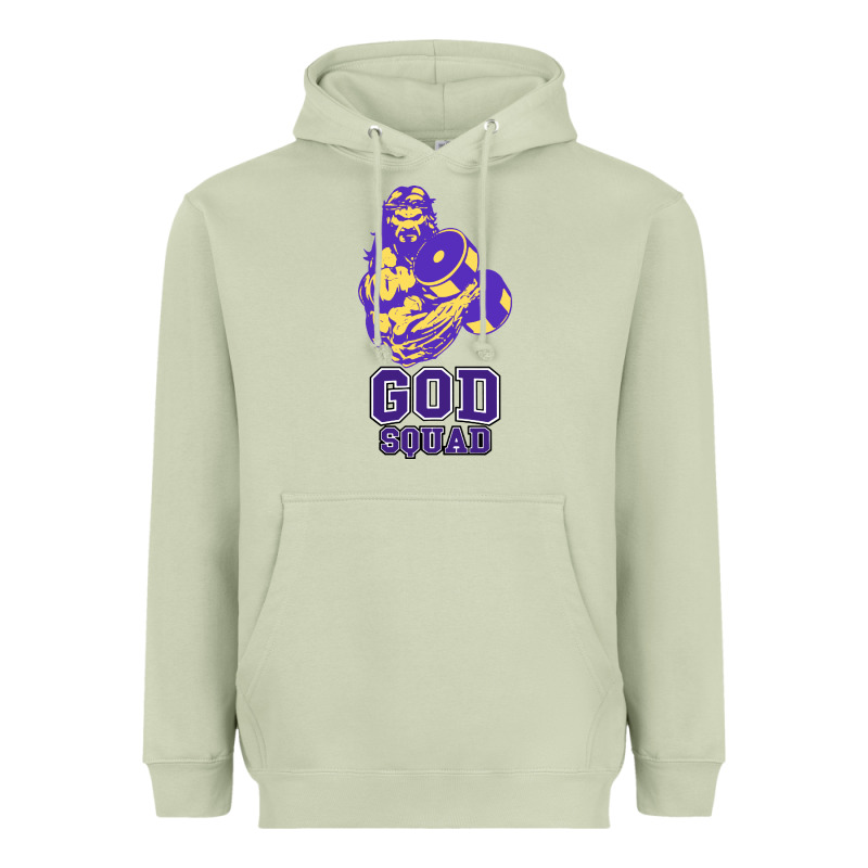 Kelvins God Squad Strong Heavyweight Hoodie by linhVisuals | Teevron