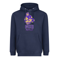 Navy kelvins god squad strong Heavyweight Hoodie - linhVisuals