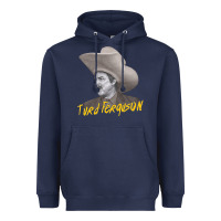 Navy turd retro snl celebrity Heavyweight Hoodie - linhVisuals