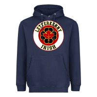 Navy letterkenny irish shoresy shamrock Heavyweight Hoodie - linhVisuals