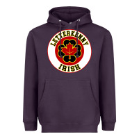 Plum letterkenny irish shoresy shamrock Heavyweight Hoodie - linhVisuals