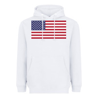 White american flag Heavyweight Hoodie - linhVisuals
